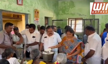 தேனி மாவட்டம் வீரபாண்டி பேரூராட்சி கௌமாரியம்மன் கோவில் அருகில் தமிழக முதல்வர் மு க ஸ்டாலின் அவர்களின் 71 வது பிறந்த நாளை முன்னிட்டு ழை எளிய மக்களுக்கு அண்னதானம்!!